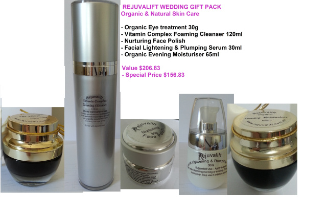 Rejuvalift Organic & Natural Wedding Gift Pack - 5 products
